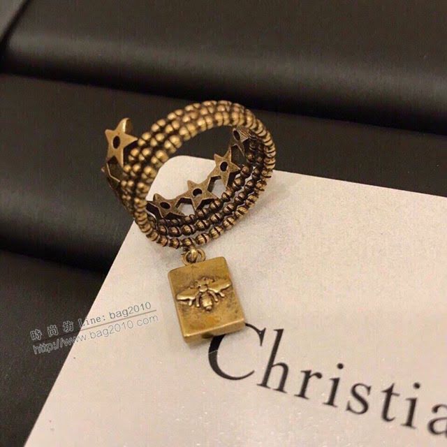 Dior飾品 迪奧經典熱銷款戒指 純手工打磨女戒指  zgd1046